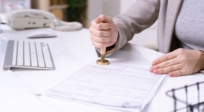 Illustration d'une étude notariale