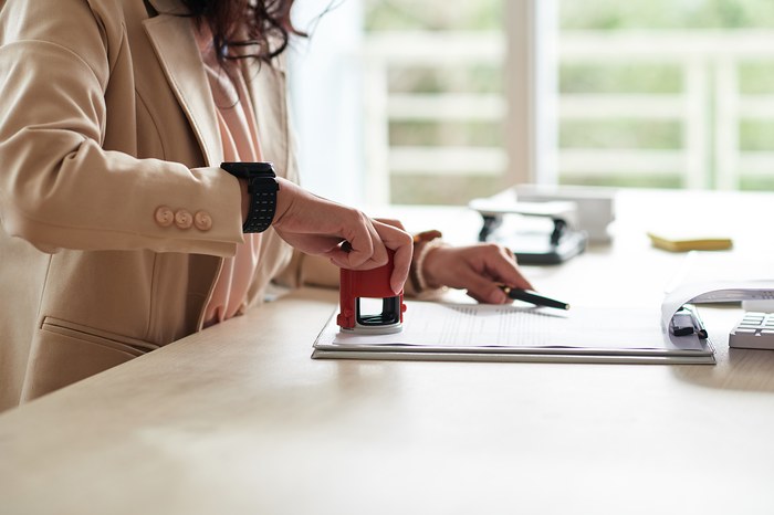 Une signature de droits de succession