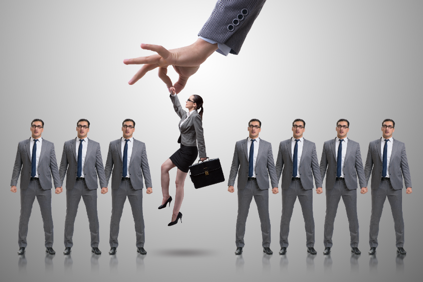 Illustration d'un cabinet de recrutement dans le domaine du luxe