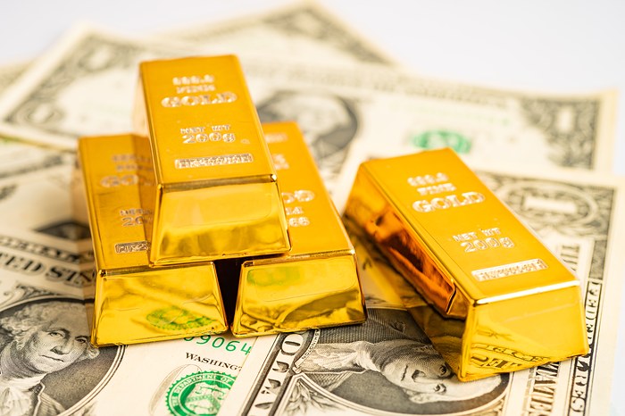Illustration des stratégies de vente d'or