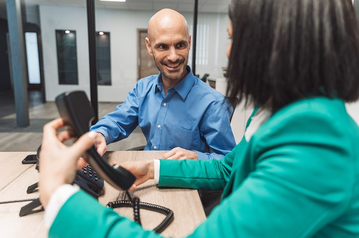 Des professionnels de la CAF