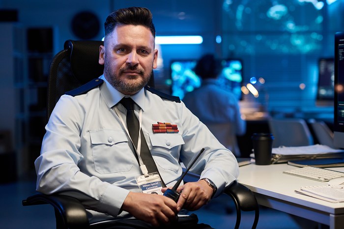 Un officier de gendarmerie