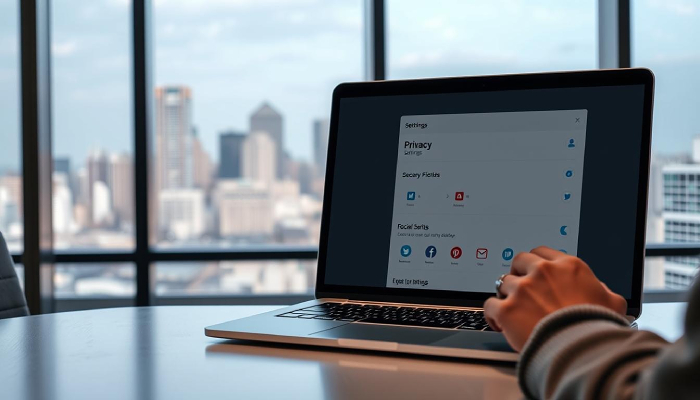Illustration de la sécurité sur les réseaux sociaux