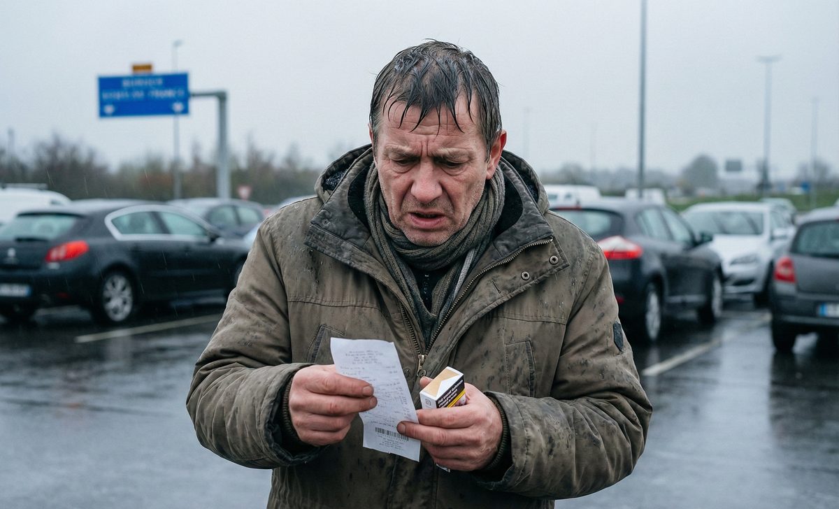 Une personne qui achète du tabac en Belgique