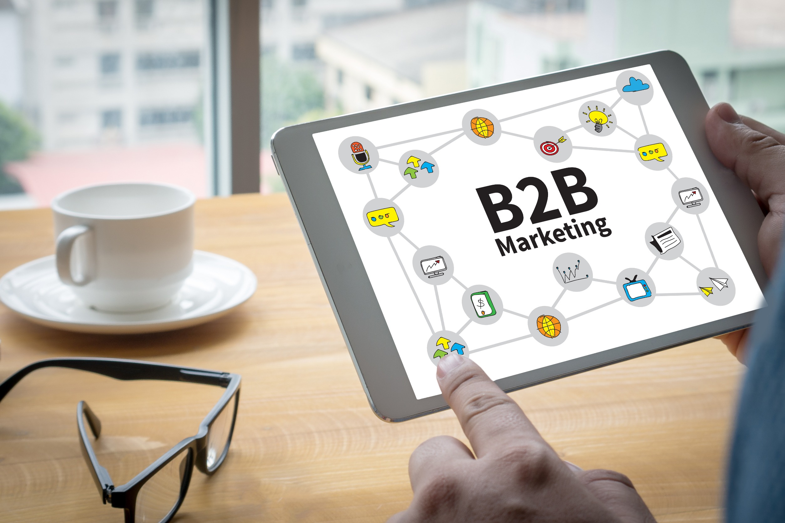 Illustration d'une prospection B2B