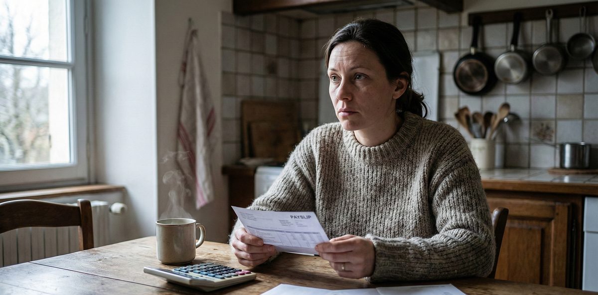 Une personne dans sa cuisine