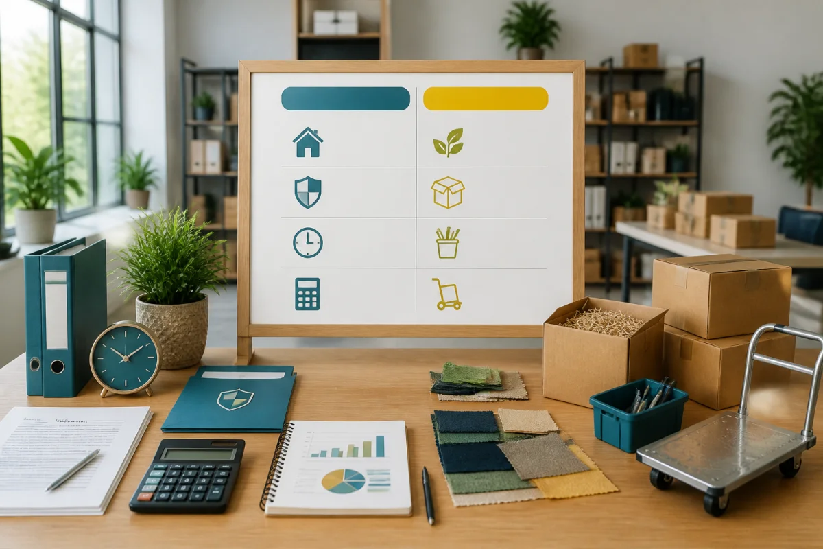 Calcul seuil de rentabilité illustré par la comparaison entre charges fixes et charges variables en entreprise