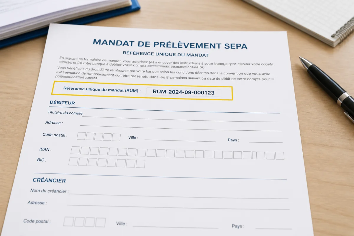 Comment remplir un mandat de prélèvement SEPA
